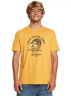 Quiksilver Koszulka męska Basic Yellow XS - Koszulki męskie - miniaturka - grafika 1