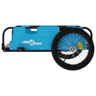 Przyczepka rowerowa, niebieska, tkanina Oxford i żelazo Lumarko! - Przyczepki rowerowe - miniaturka - grafika 6
