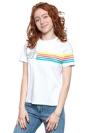 Koszulki i topy damskie - Damska koszulka t-shirt Wrangler HIGH RIB REGULAR TEE XS - miniaturka - grafika 1