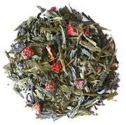 Herbata - Herbata zielona o smaku truskawki w śmietanie najlepsza herbata liściasta sypana w eko opakowaniu - miniaturka - grafika 1