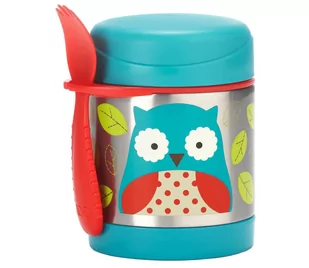Skip Hop - Termopojemnik na żywność z łyżeczką/widelcem ZOO 325 ml sowa - Pojemniki kuchenne - miniaturka - grafika 1