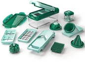 Rozdrabniacze kuchenne - Rozdrabniacz Genius Nicer Dicer Fusion smart Set 16-częściowy miętowy - miniaturka - grafika 1