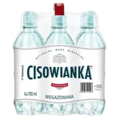 Woda - Cisowianka Naturalna woda mineralna niegazowana niskosodowa 6 x 700 ml - miniaturka - grafika 1