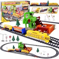 Samochody i pojazdy dla dzieci - Duża Kolejka elektryczna pociąg kamieniołom trasa 320cm RC0627 - miniaturka - grafika 1