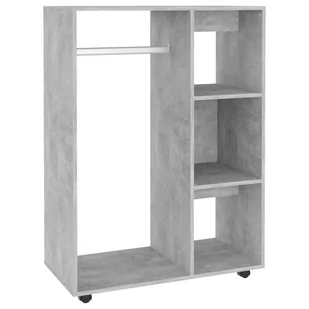 vidaXL Szafka garderobiana, szarość betonu, 80x40x110 cm, płyta - Szafki do salonu - miniaturka - grafika 1
