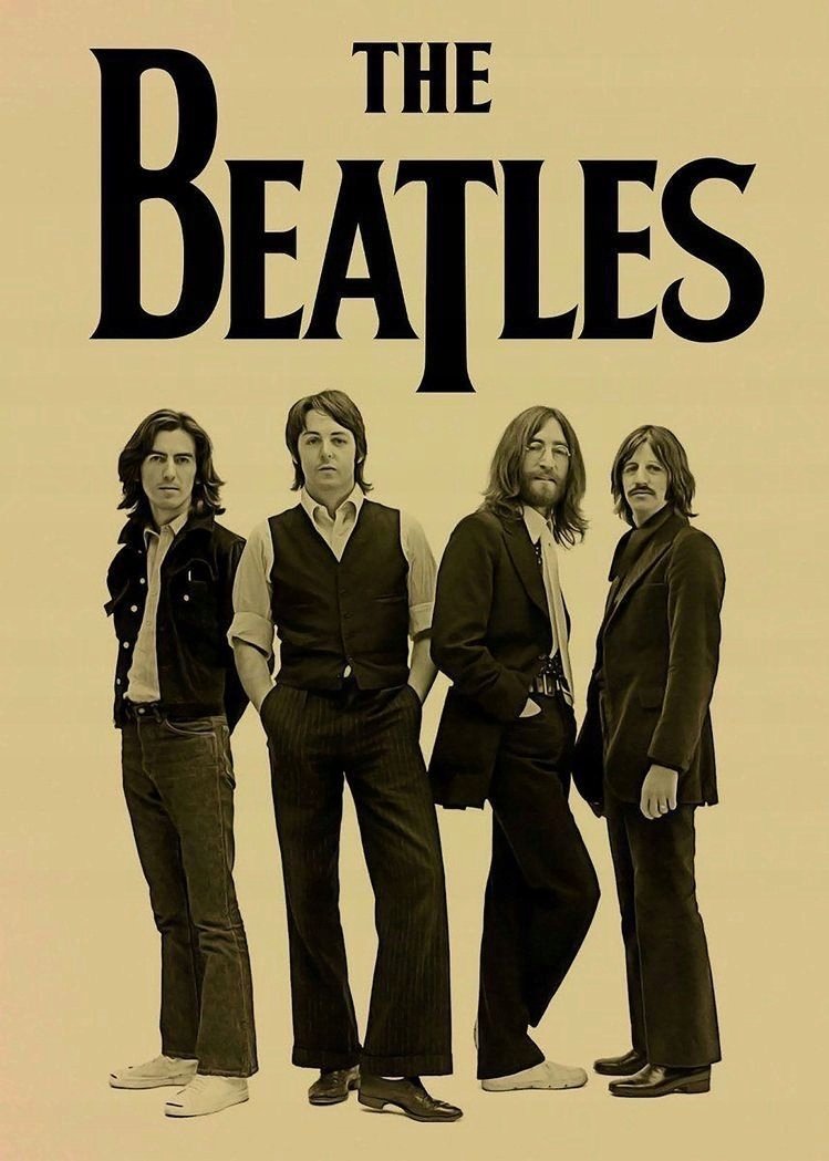 PUZZLE The Beatles Zespół muzyczny A3 252 el z Nadrukiem + IMIĘ Pudełko