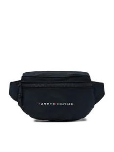 Tommy Hilfiger Saszetka nerka Th Essential AU0AU01614 Granatowy - Nerki - miniaturka - grafika 1