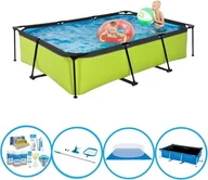 Baseny ogrodowe - Basen EXIT Lime - Basen stelażowy 300x200x65 cm - Oferta basenów - miniaturka - grafika 1