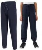 Dresy męskie - 4F OCIEPLANE DZIEWCZÄCE SPODNIE DRESOWE BAWEĹNA / rozm 146 - miniaturka - grafika 1