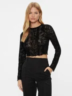 Bluzki damskie - ONLY Bluzka 15308482 Czarny Regular Fit - miniaturka - grafika 1