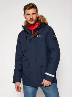 Kurtki męskie - Helly Hansen Kurtka zimowa Svalbard 53150 Granatowy Regular Fit - grafika 1