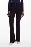 Spodnie damskie - Dżinsy damskie Desigual w kolorze fioletowym - DESIGUAL - miniaturka - grafika 1