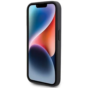 Etui BMW Leather Carbon na iPhone 15 Pro - czarne - Etui i futerały do telefonów - miniaturka - grafika 5