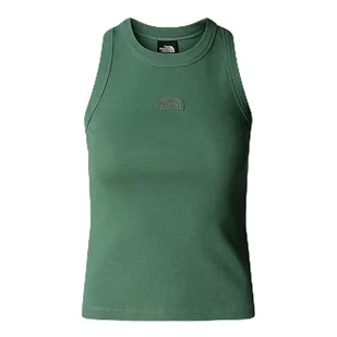 The North Face Kobiety Slim Rib Tank Top Duck Green XL - Koszulki i topy damskie - miniaturka - grafika 1