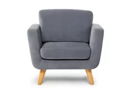 Fotele - Fotel TAGIO szary / 86x80x88 / tkanina - miniaturka - grafika 1