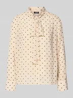 Koszule damskie - Bluzka z wiązaniem pod szyją ze wzorem na całej powierzchni model ‘Bo’ - miniaturka - grafika 1