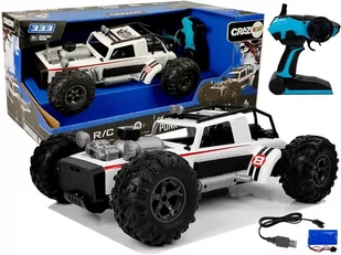 Import LEANToys Auto Buggy Zdalnie Sterowany 1:12 2.4G Biały 20 km/h Para Wodna LT-7733-0 - Zabawki zdalnie sterowane - miniaturka - grafika 1