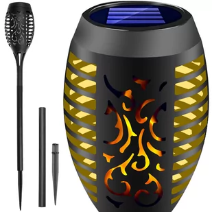 Lampa Solarna Ogrodowa Wbijana Pochodnia GARDLOV - Lampy ogrodowe - miniaturka - grafika 1