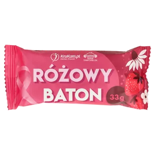 Różowy baton w czekoladzie 33g - Batoniki - miniaturka - grafika 1