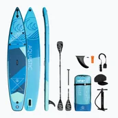 Deski SUP i akcesoria - Deska SUP AQUASTIC Touring 12'6" 2024 niebieski - miniaturka - grafika 1