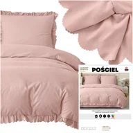 Pościel - Pościel 220 x 200 3cz z Falbaną Luxury Jowita 03 - miniaturka - grafika 1