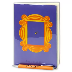 Zestaw Prezentowy, Friends, Notatnik + Długopis, 145x210 mm - Długopisy - miniaturka - grafika 1