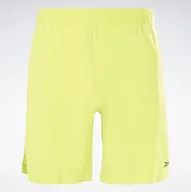 Spodenki męskie - REEBOK - SPODENKI DRESOWE MĘSKIE - AUSTIN SHORT - SOLID GS6623 ŻÓŁTE - miniaturka - grafika 1