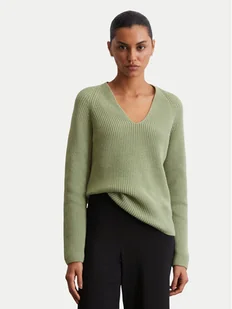 Marc O'Polo Sweter 506 6059 60097 Zielony Slim Fit - Swetry damskie - miniaturka - grafika 1