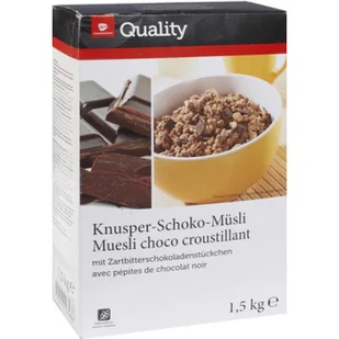 Tgq Crunchy Z Czekoladą 1,5Kg - Zdrowa żywność - miniaturka - grafika 1