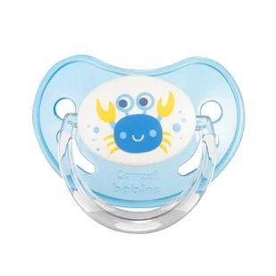 CANPOL 22/507_blu smoczek silikonowy anatomiczny 6-18m - Smoczki uspokajające - miniaturka - grafika 1