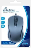 Myszki - MediaRange MOUSE USB OPTICAL BLACK/GREY/MROS201 MEDIARANGE - miniaturka - grafika 1