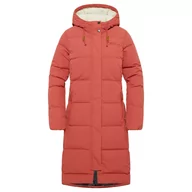 Kurtki damskie - Damski płaszcz puchowy Jack Wolfskin NORDLICHT COAT W red coral - XS - miniaturka - grafika 1