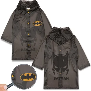 Batman Grafitowy, chłopięcy płaszcz przeciwdeszczowy z kapturem, pelerynka dla chłopca 8-9 lat 128-134 cm - Płaszcze damskie - miniaturka - grafika 1