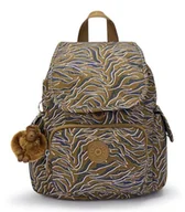 Plecaki - Kipling CITY PACK MINI, Mały Plecak, 14 x 80 x 38 cm, Undersea Leaves, Zielony - miniaturka - grafika 1