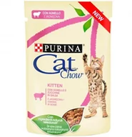 Mokra karma dla kotów - Purina Cat Chow Kitten Jagnięcina saszetka 85g - miniaturka - grafika 1