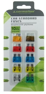 Bezpieczniki płytkowe 10 szt. 5A-30A Z0-0886 - Bezpieczniki elektryczne - miniaturka - grafika 1