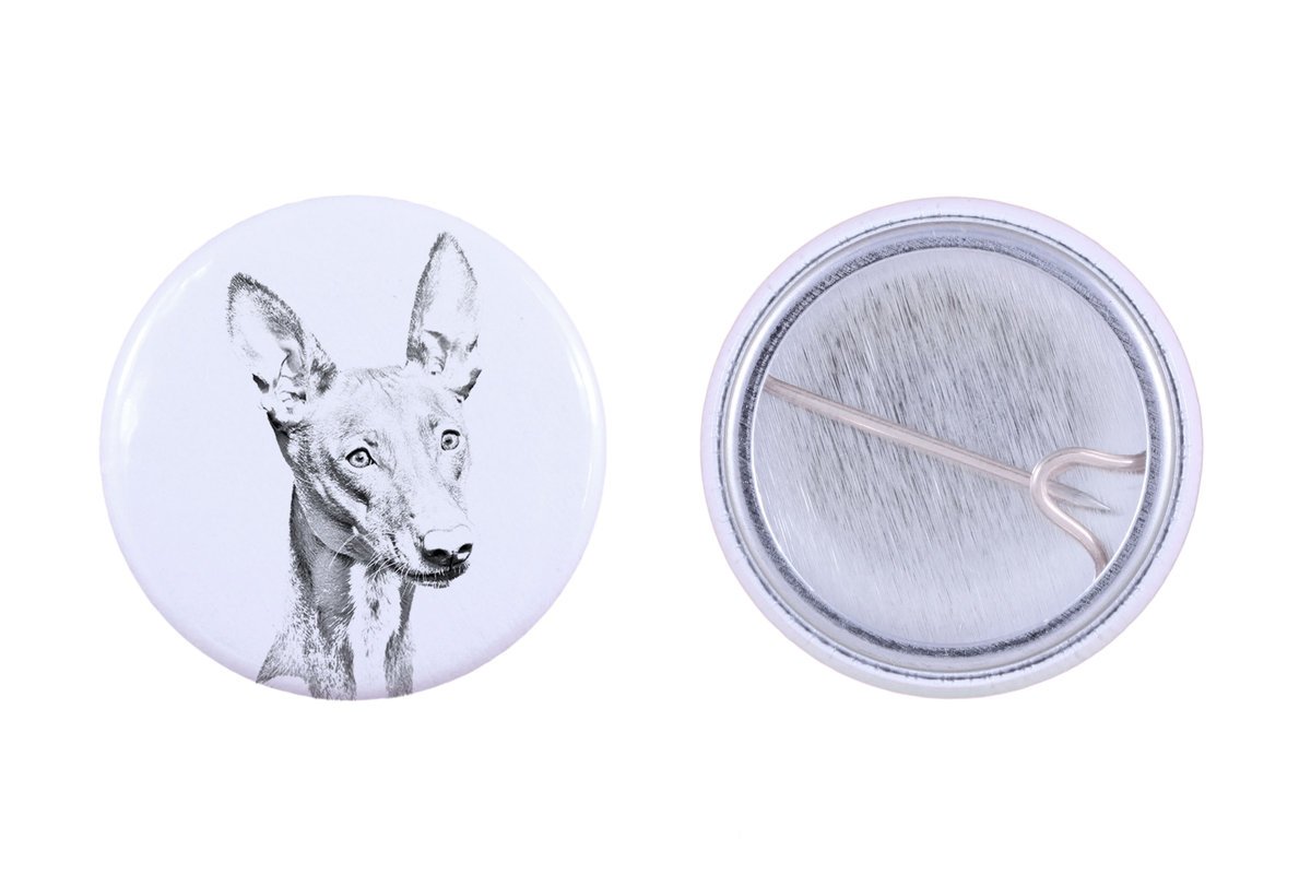 Pies faraona, chart maltański - przypinka z twoim psem, dodaj własne foto, marka Art-Dog