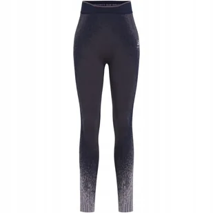Legginsy termoaktywne damskie ODLO Performance Warm Blackcomb fioletowe M - Pozostała odzież narciarska - miniaturka - grafika 1