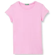 Koszulki dla dziewczynek - Koszulka dziewczęca United Colors of Benetton bawełniany t-shirt-80 - miniaturka - grafika 1