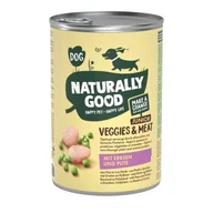 Mokra karma dla psów - Naturally Good mokra karma dla psa Veggies & Meat Junior słodkie łubiny i indyk 6x400 g - miniaturka - grafika 1