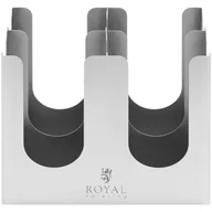 Akcesoria gastronomiczne - Stojak na kubki i pokrywki - 4 przegródki - stal nierdzewna - Royal Catering RCCS-03 - miniaturka - grafika 1