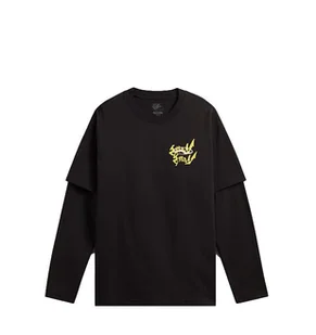 T-shirt Męski z długim rękawem VANS For Nothing Twoffer LS Black VN000RG5BLK1 M - Koszulki męskie - miniaturka - grafika 1