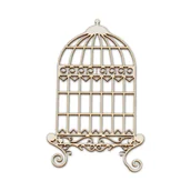 Scrapbooking - EKO-DECO, klatka dla ptaka, kartonowa - miniaturka - grafika 1