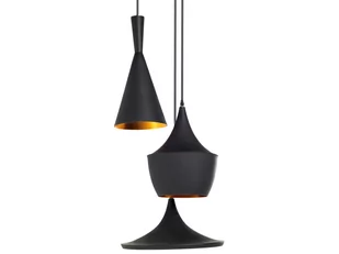 Beliani Lampa czarna - sufitowa - żyrandol - lampa wisząca - CARSON czarny - Lampy sufitowe - miniaturka - grafika 1