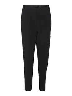 VERO MODA Vmsandy Hr Tapered Pant Noos spodnie damskie, czarny, 34-XL - Spodnie damskie - miniaturka - grafika 1