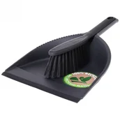 Miotły, szufle, mopy - Zmiotka Szufelka Czarna Szczotka Miotełka Łopatka Śmietniczka - miniaturka - grafika 1