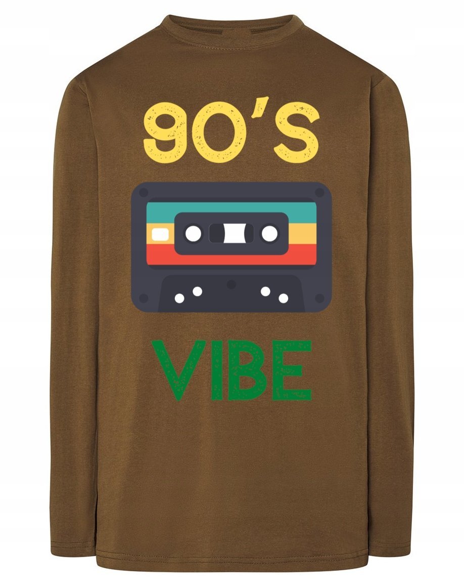 Longsleeve męski nadruk RETRO 90's VIBE r.XS