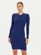 Sukienki - Pieces Sukienka dzianinowa Crista 17115048 Niebieski Slim Fit - miniaturka - grafika 1