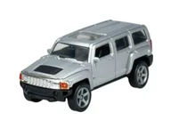 Samochody i pojazdy dla dzieci - WELLY HUMMER H3 SREBRNY 1:60 52284 - miniaturka - grafika 1