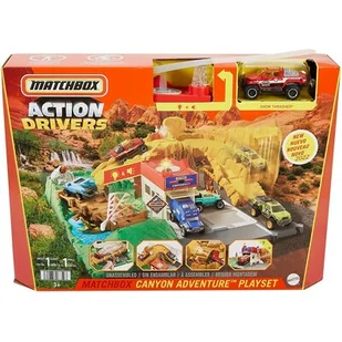 Mattel Tor Matchbox Prawdziwe Przygody Akcja ratunkowa HHH32 - Tory, garaże, parkingi - miniaturka - grafika 1